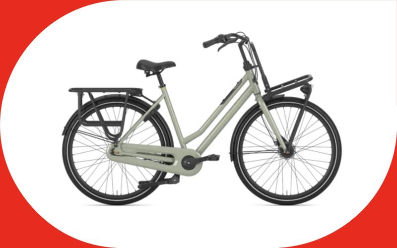 <p>Een tas meer of minder, de HeavyDutyNL draait er zijn hand niet voor om. Voor en achter is er genoeg ruimte om de fiets te bepakken. Haast vanzelfsprekend is deze Gazelle-transporter solide en degelijk opgebouwd.</p>
