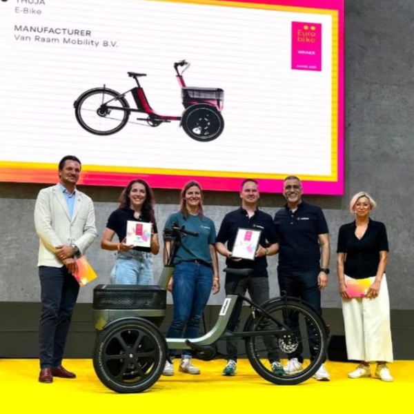 vanRaam Thuja wint de EuroBike Award 2025